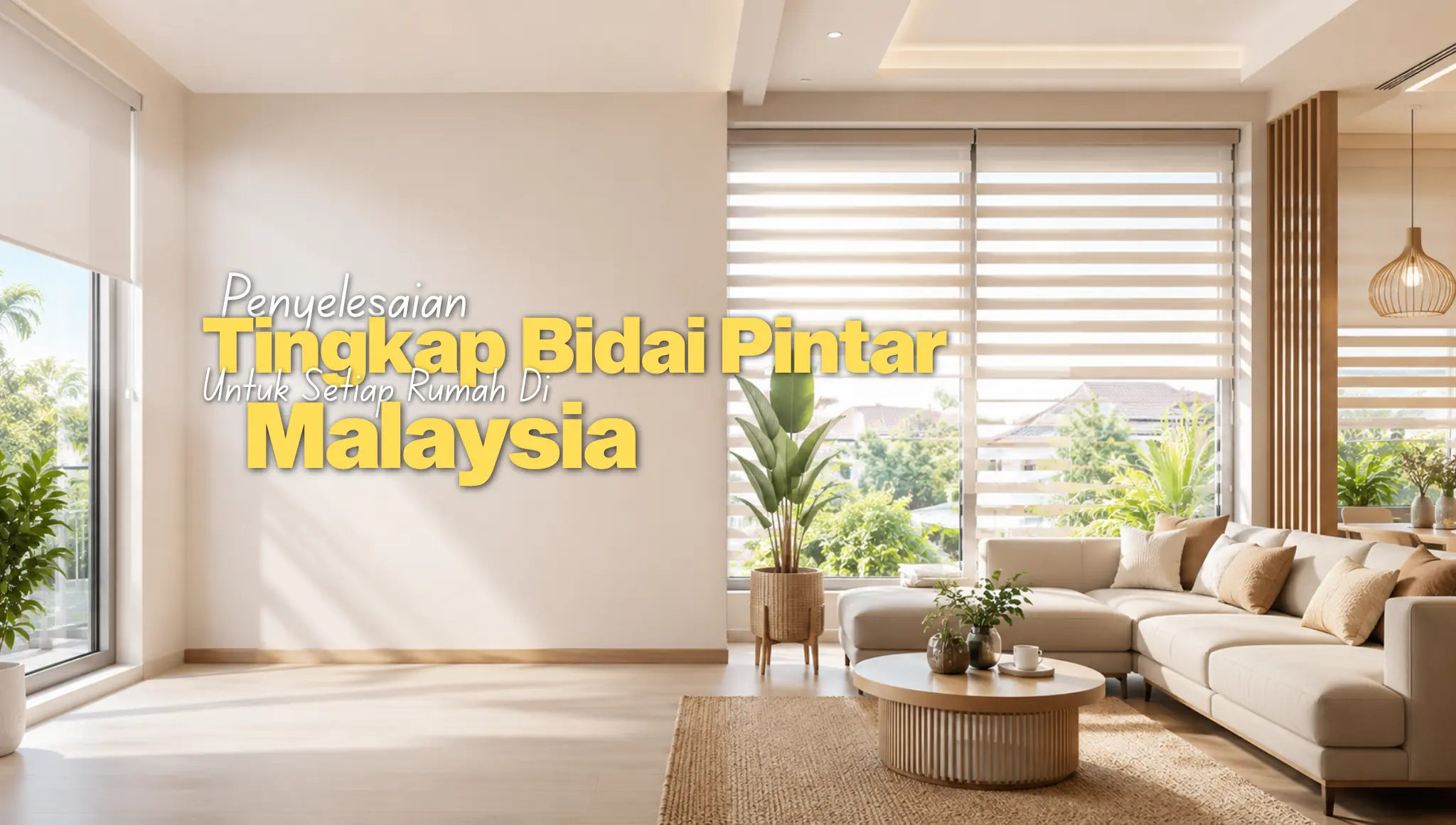 Penyelesaian Tingkap Bidai Pintar Untuk Setiap Rumah di Malaysia